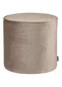 Livetastic , Khaki , Textil , rund , 46x46x46 cm , Made in EU , Wohnzimmer, Hocker