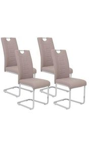 Schwingstuhl Ruby gepolstert 4er-Set