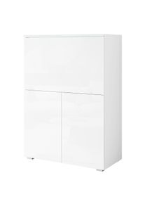 Sekret&auml;r Vera 90 Wei&szlig;