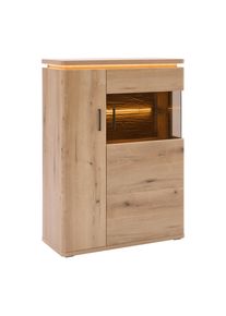 Highboard Alameda Eichefarben