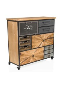 Sideboard Continento Braun/Grau