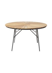 Gartentisch Ellen Anthrazit/Teak