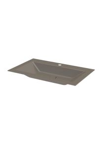 Bette Loft Einbau-Waschtisch A230-404HLW1 80x49,5x10cm, HLW1, graphite