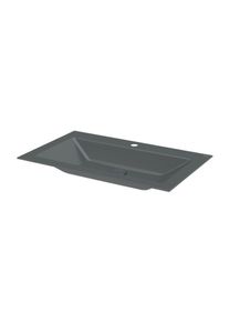 Bette Loft Einbau-Waschtisch A230-403HLW1 80x49,5x10cm, HLW1, smoke