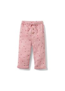 Tchibo - Baby-Schlupfhose - Baby - Gr. 86/92 - rosa/print