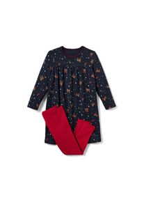 Tchibo - Kleinkind-Nachthemd mit Leggings - M&auml;dchen - Gr. 110/116 - dunkelblau