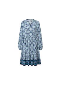 Tchibo - Webkleid mit Alloverprint - Damen - Gr. 40 - wei&szlig;/print