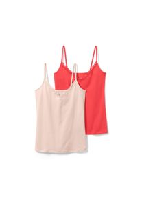 Tchibo - 2 Hemdchen - Damen - Gr. S - rot