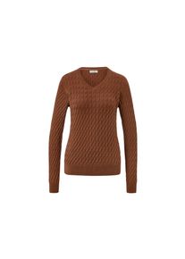 Tchibo - Zopfstrickpullover - Damen - Gr. M - cognac
