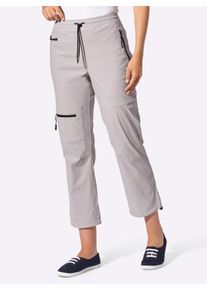 Dames Functionele broek in 7/8-lengte in steengrijs ,maat 36, WITT, 95% Polyamide, 5% Elastan