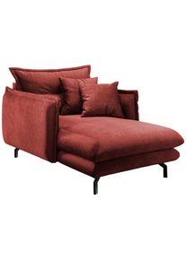 Livetastic , Koralle , Textil , F&uuml;llung: Schaumstoff,Schaumstoff , 111x101x167 cm , Made in Europe , Wohnzimmer, Sessel, Polstersessel