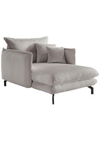 Livetastic , Silberfarben , Textil , F&uuml;llung: Schaumstoff,Schaumstoff , 111x101x167 cm , Made in Europe , Wohnzimmer, Sessel, Polstersessel