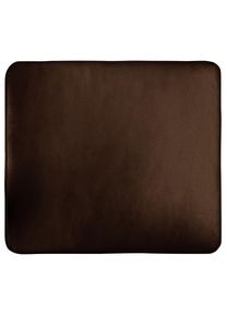 Livetastic , Dunkelbraun , Leder , Echtleder , Semi-Anilinleder , F&uuml;llung: Schaumstoff,Schaumstoff , rechteckig , 52x42x7 cm , Made in EU , hochwertige Qualit&auml;t , Heimtextilien, Wohntextilien, Kissen, Zierkissen