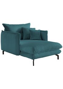 Livetastic , Petrol , Textil , F&uuml;llung: Schaumstoff,Schaumstoff , 111x101x167 cm , Made in Europe , Wohnzimmer, Sessel, Polstersessel