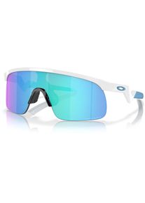 Oakley Resistor Sapphire, lunettes de soleil enfants , couleur: Blanc/Bleu Bleu/Violet R&eacute;fl&eacute;chissant