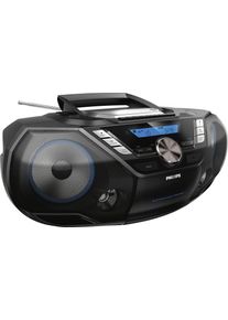 Philips Radio "AZB798T", schwarz, B:43,5cm H:17cm T:27cm, Radios, Radio