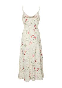 Spaghettikleid Y.A.S "YASTHEA STRAP LONG DRESS S. NOOS", Damen, Gr. 46, N-Gr, pristine aop:botalia, Web, Obermaterial: 97% Polyester, 3% Elasthan, bedruckt, wadenlang, Wasserfallausschnitt, Kleider Spaghettikleid, Sommerkleid