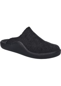 Hausschuh Josef Seibel "Monaco 220, schwarz", Herren, Gr. 50, schwarz, Obermaterial: 100% Textilmaterial TEXMAT., Schuhe Hausschuh