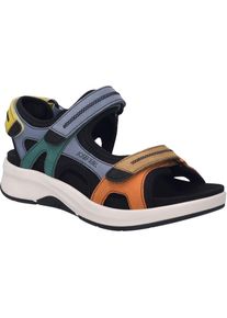 Sandale Josef Seibel "Estelle 02, multicolor", Damen, Gr. 44, bunt (multicolor), Obermaterial: 100% Rindsleder Leather cow., Schuhe Sandale