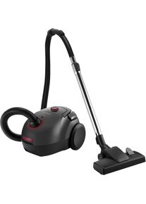 Grundig Bodenstaubsauger "VCC 3850 A", rot (schwarz, rot), B:54cm H:29cm T:29cm, Bodenstaubsauger, Bodenstaubsauger