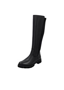 Stiefel Remonte, Damen, Gr. 45, Normalschaft, schwarz, Elastischer Einsatz, Leder, Lederimitat, unifarben, Schuhe Stiefel, Langschaftstiefel, Stretchstiefel, mit herausnehmbarer Einlage