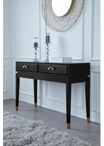 Konsolentisch OTTO HOME "Borig", schwarz, B:118cm H:78cm T:40cm, Tische, Konsolentisch