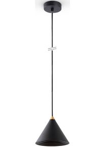 Paco Home Pendelleuchte "ROLLINA", schwarz, &Oslash; 15,5cm H: 13cm, Leuchten, Pendelleuchte Esszimmer K&uuml;chenlampe Metall Industrial Design GU10, Pendelleuchte