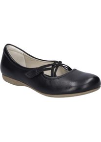 Ballerina Josef Seibel "Fiona 39, schwarz", Damen, Gr. 44, schwarz, Obermaterial: 100% Rindsleder Leather cow., Schuhe Ballerina
