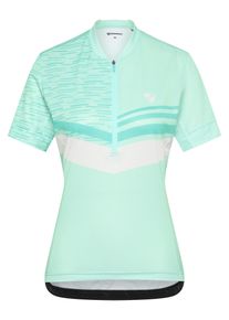 Radtrikot Ziener "NALADIA-Z", Damen, Gr. 42, gr&uuml;n (bright turquoise), Obermaterial: 100% Polyester. Obermaterial 2: 90% Polyester, 10% Elasthan, Trikots Radtrikot