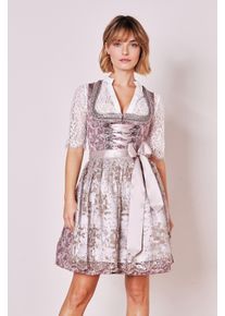 Kr&uuml;ger Dirndl KR&Uuml;GER "Dirndl Stine (50cm)", Damen, Gr. 38, rosa, Obermaterial: 60% Polyester PES. 40% Baumwolle CO., Kleider Dirndl