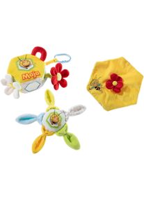 Schnuffeltuch Heunec "Biene Maja Quietschie+Wabe+Tuch", Baby, bunt, Polyester, Schnuffelt&uuml;cher Schnuffeltuch