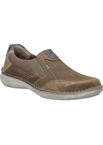Slipper Josef Seibel "New Anvers 01, sand-kombi", Damen, Gr. 50, beige (sand, kombi), Obermaterial: 100% Rindsleder Leather cow., Schuhe Slipper