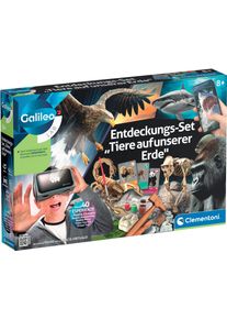 Experimentierkasten Clementoni "Galileo Lab, Entdeckungs-Set, Tiere auf unserer Erde", wei&szlig;, neutral, Experimentierk&auml;sten, Kinder, Experimentierkasten, Made in Europe