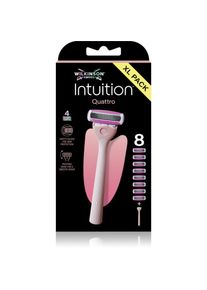 Wilkinson Sword Intuition Quattro shaver + spare blades 5 pcs