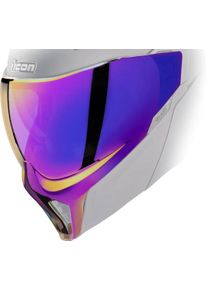 Icon Threshold, escudo espelhado , cor: Lil&aacute;s Espelhado