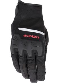 Acerbis X-Street WP, luvas imperme&aacute;veis unisexo , cor: Preto/Vermelho , tamanho: M