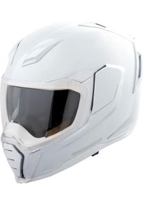 Icon Ultraflite Solid, capacete integral , cor: Branco , tamanho: 3XL