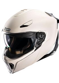 Icon Threshold Steady State, capacete modular , cor: Branco , tamanho: XS