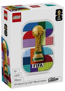 Lego Editions 43032 Offizielles Emblem des FIFA World Cup 2026