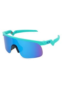 Oakley OJ9010 RESISTOR | Kinder-Sonnenbrille | Fassung: Randlos, Eckig, Kunststoff, Gr&uuml;n | Glasfarbe: Blau Verlaufend