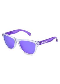 Oakley OJ9009 FROGSKINS XXS | Kinder-Sonnenbrille | Fassung: Vollrand, Pilot, Kunststoff, Wei&szlig; Transparent | Glasfarbe: Pink