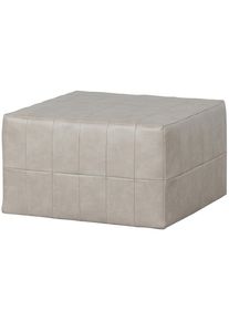 Livetastic , Naturfarben , Textil , quadratisch , 60x36x60 cm , Made in EU , Wohnzimmer, Hocker