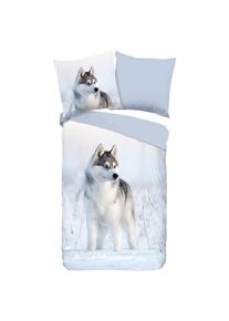M&Ouml;BELIX M&ouml;belix , Blau, Hellblau , Textil , Winterlandschaft , 200x200 cm , atmungsaktiv , Heimtextilien, Schlaftextilien, Bettw&auml;sche, Renforc&eacute; Bettw&auml;sche