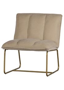 Livetastic , Sandfarben , Textil , 64x77x71 cm , Made in EU , Wohnzimmer, Sessel, Polstersessel