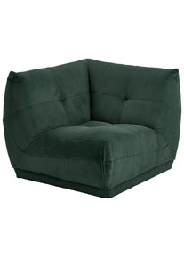 Livetastic , Dunkelgr&uuml;n , Textil , 105x80x105 cm , Made in EU , R&uuml;cken echt, individuell planbar ,