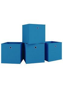 Mid.you , Blau , Kunststoff , 27x28x27 cm , faltbar , Ordnen & Aufbewahren, Boxen & K&ouml;rbe, Faltboxen & Klappboxen