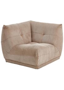 Livetastic , Taupe , Textil , 105x80x105 cm , Made in EU , R&uuml;cken echt, individuell planbar ,