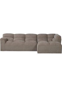 Livetastic , Sandfarben , Textil , Ottomane rechts, L-Form , 280x165 cm , Made in EU , Armteil links , Wohnzimmer, Sofas & Couches, Wohnlandschaften, Ecksofas