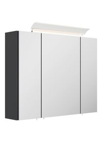 Mid.you , Holzwerkstoff , 4 F&auml;cher , 80x62x17 cm , Soft-Close-System, h&auml;ngend , Badezimmer, Badezimmerm&ouml;bel, Badezimmerschr&auml;nke, Spiegelschr&auml;nke