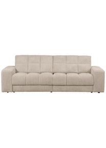 Livetastic , Beige , Textil , 226x78x99 cm , Made in EU , R&uuml;cken echt, Armteil links, Armteil rechts , Wohnzimmer, Sofas & Couches, Sofas, 2er Sofas